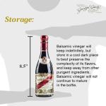 Giusti Giuseppe Modena Balsamic Vinegar, 5 Gold Medals "Banda Rossa" Champagnotta In a Gift Box, from Modena Italy, 8.45 fl oz (250ml)