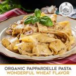 Morelli Pappardelle Pasta Noodles - Organic Pasta With Wheat Germ - Imported Pasta from Italy, Pappardelle Noodles Pasta, Wide Noodles, 17.6oz (500g) - Pack of 2
