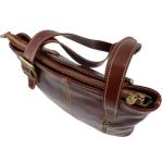 Floto Tavoli Shoulder Bag in Italian Calfskin Brown