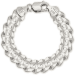 Savlano 925 Sterling Silver Cuban Link Bracelet