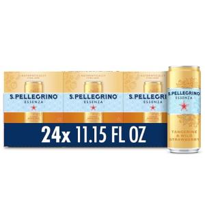 S.Pellegrino Tangerine Wild Strawberry Flavored Mineral Water
