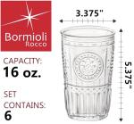 Bormioli Rocco Romantic Set: 6 Cooler Glasses, Crystal