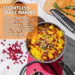 Vesuvio Ceramic Coated Nonstick Sauce Pan, 2.6 Quart