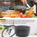 Vesuvio Ceramic Coated Nonstick Sauce Pan, 2.6 Quart