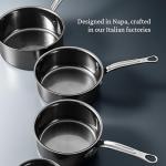 Hestan Italian Made 3-Quart Sauce Pan - Non-Toxic, Induction Compatible