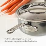 Hestan Italian Made 3-Quart Sauce Pan - Non-Toxic, Induction Compatible