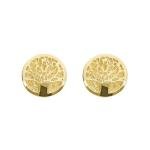 Lucchetta - 14k Yellow Gold Tree of Life Studs