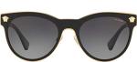 Versace Woman Sunglasses Black Frame, Light Grey Gradient Grey Lenses, VE2198 1002T3 54MM
