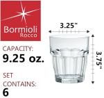 Set of 6 Bormioli Rocco Rock Bar Glasses