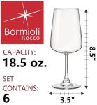 Bormioli Rocco Riserva Red Wine Glasses, Set of 6