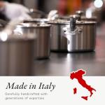 Italian Crafted 10 Piece Stainless Steel Cookware Set