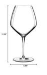Set of 6 Luigi Bormioli Atelier Pinot Noir Glasses