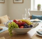 Italian Hand-Painted Ceramic Art Bowl - Made in Italy