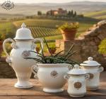 Italian Hand-Painted Ceramic Art Bowl - Made in Italy