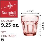 Bormioli Rocco Rock Bar Lounge Glasses, Set of 6