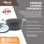 Vesuvio 5 Quart Nonstick Dutch Oven: Ceramic Coated