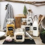 New title: Bormiolio Rocco Jar with Chalkboard, 50.8 Oz