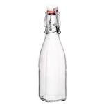 Bormioli Rocco Glass Swing Bottle, 8.5 oz, Clear