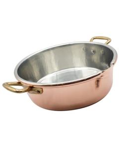 Italian Made Copper Risotto Chef Pot 5.8 Qt
