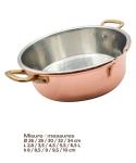 Italian Made Copper Risotto Chef Pot 5.8 Qt
