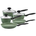5 Pz Eco Pots & Pans Set, Green