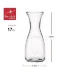 Bormioli Rocco Misura PZ Carafe, 17-Ounce (Italian Made)
