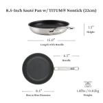 Hestan Thomas Keller Insignia - TITUM 8.5" Frying Pan