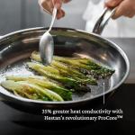 Italian Made Titanium Stainless Steel Cookware Set, Induction Ready