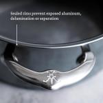 Italian Made Titanium Stainless Steel Cookware Set, Induction Ready