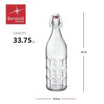 Bormioli Rocco Moresca Bottle 33.75 oz Clear Twin