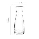 Bormioli Rocco Ypsilon Wine Carafe - Clear Glass, Italy-made