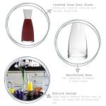 Bormioli Rocco Ypsilon Wine Carafe - Clear Glass, Italy-made