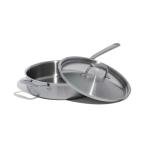 Italian Crafted 3.5 Quart Stainless Steel Sauté Pan