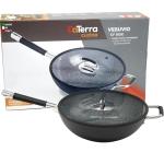 Italian Made Ceramic Wok with Glass Lid 13