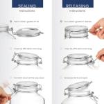 Bormioli Rocco Fido Glass Canning Jar - Italian Made