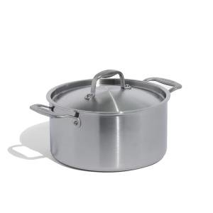 Italian Made 6 Quart Stainless Steel Stock Pot