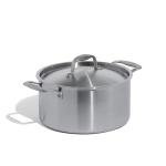 Italian Made 6 Quart Stainless Steel Stock Pot