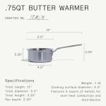 3/4 Quart Stainless Steel Butter Warmer - Professional Cookware