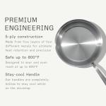 Italian Crafted 10 Piece Stainless Steel Cookware Set