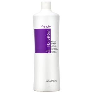 Fanola No Yellow Shampoo With Purple Violet Pigments To Eliminate Unwanted Yellow Tones & Brassiness In Platinum, Light Blonde, Gray, Bleached, or Highlighted Hair 1000ml