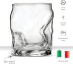 Bormioli Rocco Sorgente Glasses, White, 14.25 oz, 4-Pack