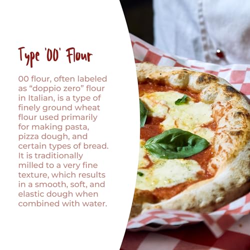 Antimo Caputo Chef's Flour 2.2 LB - Italian Double Zero 00 - Soft Wheat for Pizza Dough, Bread, & Pasta