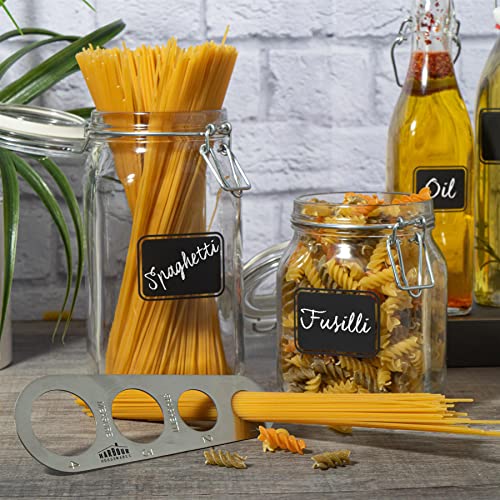 Bormioli Rocco Fido Square Clear Jar, 33-3/4-Ounce