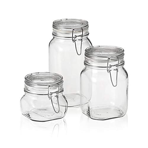 Bormioli Rocco Fido Canning Jars, Set of 3