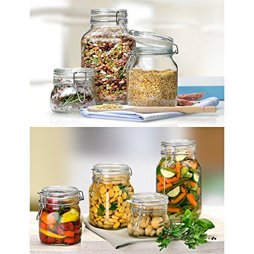 Bormioli Rocco Fido Canning Jars, Set of 3