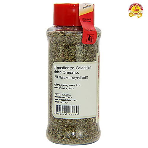 Calabrian Dried Oregano Flakes, Shaker, 30g, Italian Made