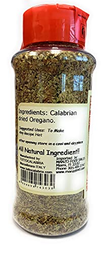 Calabrian Dried Oregano Flakes, Shaker, 30g, Italian Made