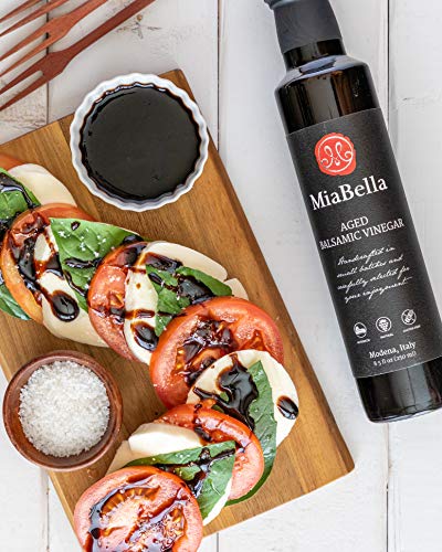 MiaBella Barrel Aged Balsamic Vinegar Product of Modena, Italy (Traditional - 8.5 fl oz)