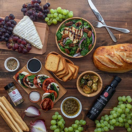 MiaBella Barrel Aged Balsamic Vinegar Product of Modena, Italy (Traditional - 8.5 fl oz)