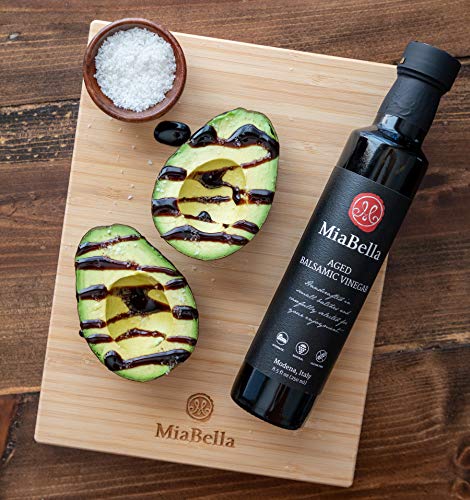 MiaBella Barrel Aged Balsamic Vinegar Product of Modena, Italy (Traditional - 8.5 fl oz)